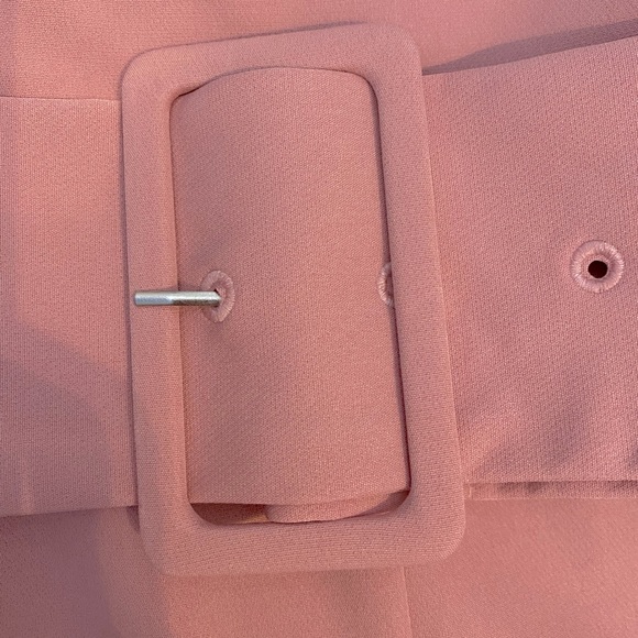 IDEM DITTO Pink Belted Romper - Picture 3 of 5